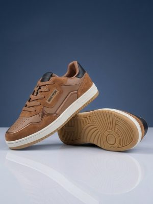 Benetton Lifestyle Sneakers for Men | Brown Edition