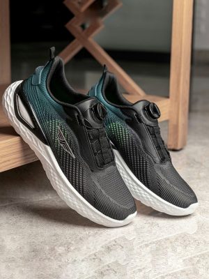 Redtape Dial Lace Sport’s Sneakers | Black White Edition