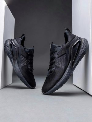 Redtape Lightweight Sport’s Sneakers | Full-Black Edition