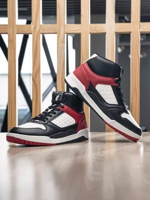 Redtape High-Neck Sneaker Shoes | Red-Black Edition