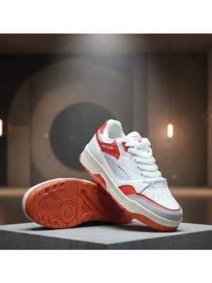 Redtape Casual Sneakers Shoes for Men। Red-White
