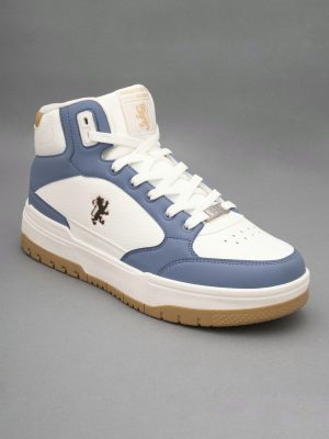 Redtape Classic Sneakers for Men for Everyday Casual Comfort | Blue-White