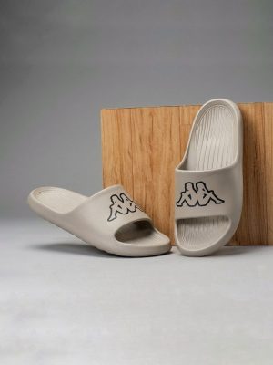 Kappa Unisex Easy Wear Slides। Beige