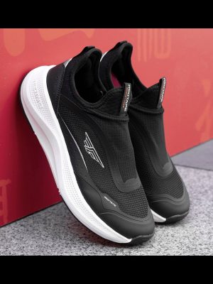 Redtape Black_White Women's Walking Slip-On Shoes