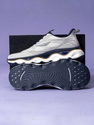 Redtape Grey-Orange Athleisure Sport's Shoes for Men
